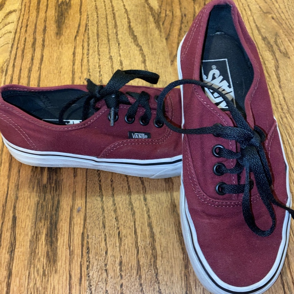 Maroon Vans